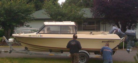 Used Olympic Boats For Sale by owner | 1987 19 foot Olympic Hardtop cuddy cabin